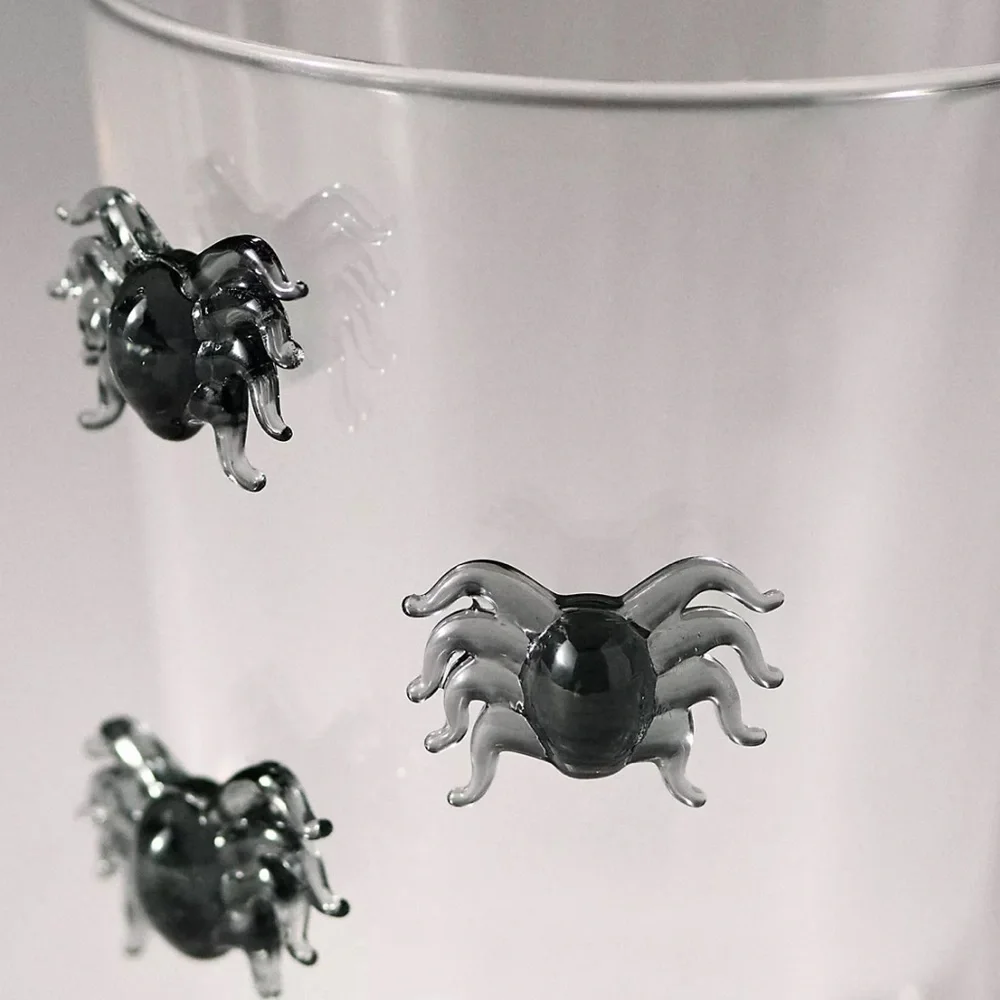 Anthropologie 3D Spider Icon Juice Glass